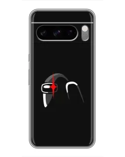 Чехол для Google Pixel 8 Pro с картинкой «Among Us шлем»
