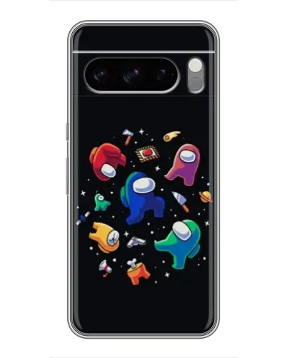 Чехол для Google Pixel 8 Pro с картинкой «Among Us космос»