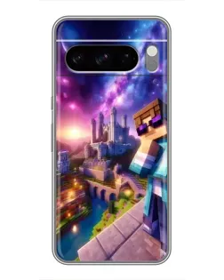 Чехол для Google Pixel 8 Pro с картинкой «Стив и космос»