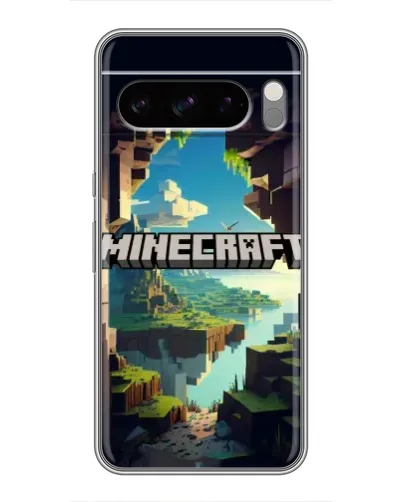 Чехол для Google Pixel 8 Pro с картинкой «Пещера Майнкрафт»