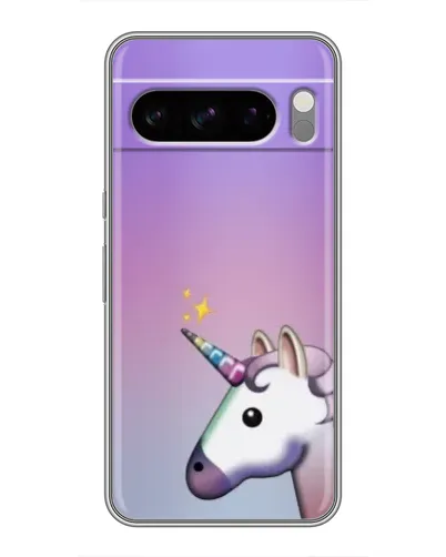 Чехол для Google Pixel 8 Pro с картинкой «Единорог градиент»