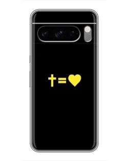 Чохол для Google Pixel 8 Pro з картинкою «Серце та Хрест»