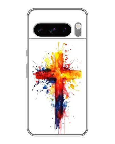 Чохол для Google Pixel 8 Pro з картинкою «Акварельний хрест»