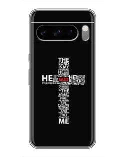 Чехол для Google Pixel 8 Pro с картинкой «Текстовый крест»