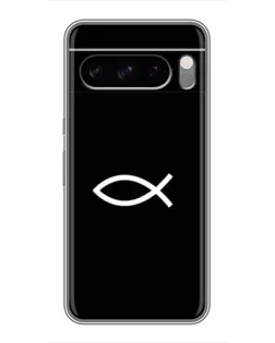 Чехол для Google Pixel 8 Pro с картинкой «Символ рыбы Jesus»