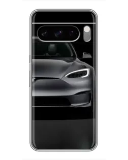 Чехол для Google Pixel 8 Pro с картинкой «Tesla Model S Look»