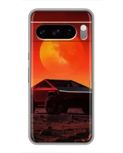 Чохол для Google Pixel 8 Pro з картинкою «Cybertruck на Марсі»