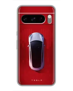 Чохол для Google Pixel 8 Pro з картинкою «Tesla Top View»