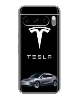 Чехол для Google Pixel 8 Pro с картинкой «Tesla Model Y»