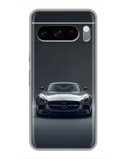 Чохол для Google Pixel 8 Pro з картинкою «Mercedes на чорному»