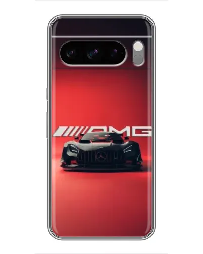 Чохол для Google Pixel 8 Pro з картинкою «Mercedes AMG — червона лінія»
