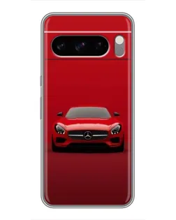 Чохол для Google Pixel 8 Pro з картинкою «Червоний Mercedes AMG»