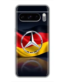 Чохол для Google Pixel 8 Pro з картинкою «Mercedes — прапор Німеччини»