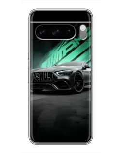 Чохол для Google Pixel 8 Pro з картинкою «Темний Mercedes AMG»