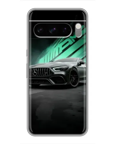 Чохол для Google Pixel 8 Pro з картинкою «Темний Mercedes AMG»