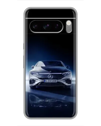 Чохол для Google Pixel 8 Pro з картинкою «Нічний Mercedes EQ»