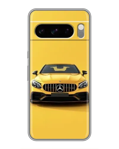 Чохол для Google Pixel 8 Pro з картинкою «Жовтий Mercedes GT»