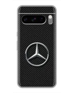 Чехол для Google Pixel 8 Pro с картинкой «Карбоновый Mercedes стиль»