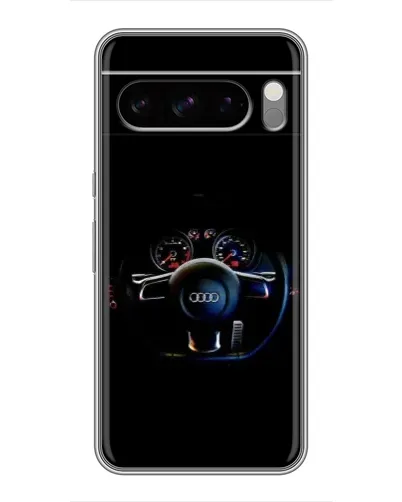 Чохол для Google Pixel 8 Pro з картинкою «Салон Audi — кермо»