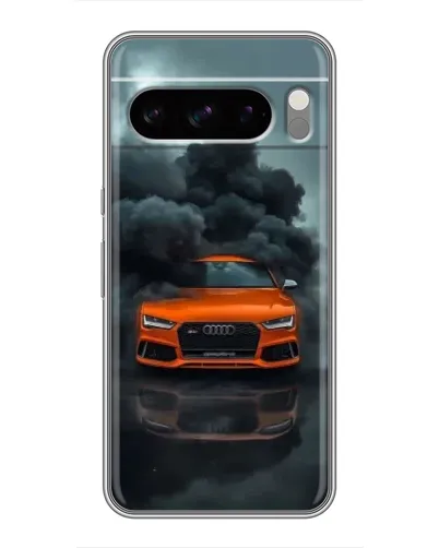 Чохол для Google Pixel 8 Pro з картинкою «Audi у хмарах диму»