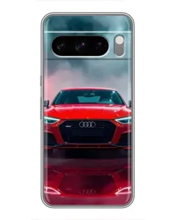 Чохол для Google Pixel 8 Pro з картинкою «Audi RS — червоний стиль»