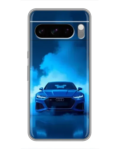Чохол для Google Pixel 8 Pro з картинкою «Audi — блакитна енергія»
