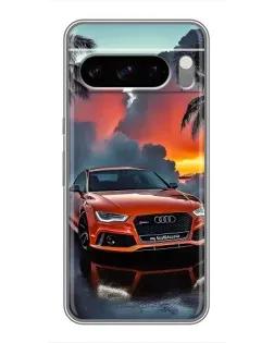 Чохол для Google Pixel 8 Pro з картинкою «Audi — захід сонця»