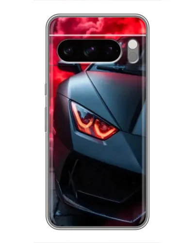 Чехол для Google Pixel 8 Pro с картинкой «Lamborghini красное сияние»