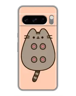 Чехол для Google Pixel 8 Pro с картинкой «Пушин пузиком кверху»