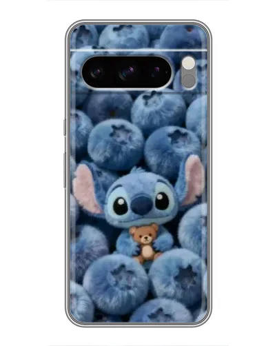 Чехол для Google Pixel 8 Pro с картинкой «Стич и голубика»