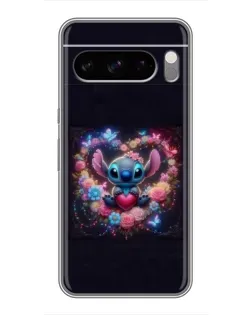 Чехол для Google Pixel 8 Pro с картинкой «Stitch в цветах»