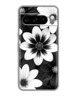 Чехол для Google Pixel 8 Pro с картинкой «Монохромные астры»