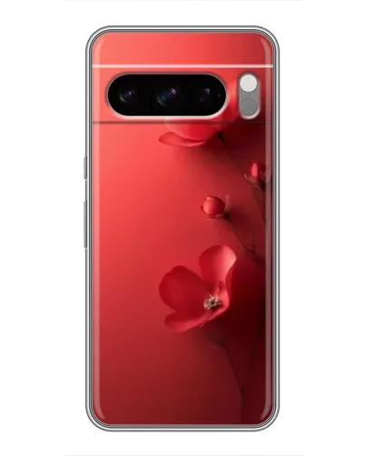 Чехол для Google Pixel 8 Pro с картинкой «Маковые соцветия»