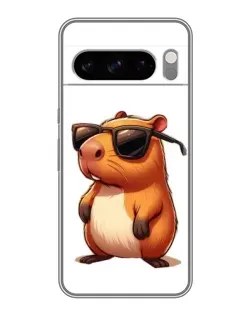 Чохол для Google Pixel 8 Pro з картинкою «Капібара в окулярах»