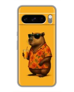 Чохол для Google Pixel 8 Pro з картинкою «Капібара на відпочинку»