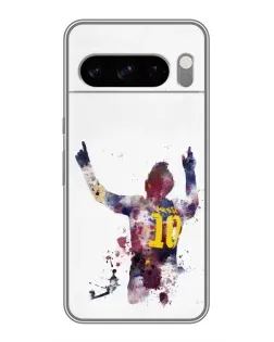 Чехол для Google Pixel 8 Pro с картинкой «Акварельный Месси Барселона»