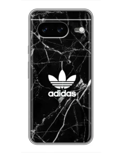 Чохол для Google Pixel 8 з картинкою «Білий мармур Adidas»