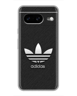 Чохол для Google Pixel 8 з картинкою «Adidas Карбонова текстура»