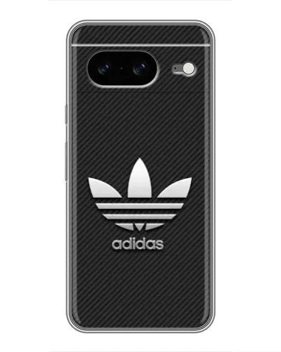Чохол для Google Pixel 8 з картинкою «Adidas Карбонова текстура»