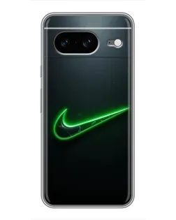 Чохол для Google Pixel 8 з картинкою «Неоновий контур Nike»