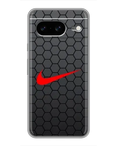 Чохол для Google Pixel 8 з картинкою «Nike — карбонова сітка»