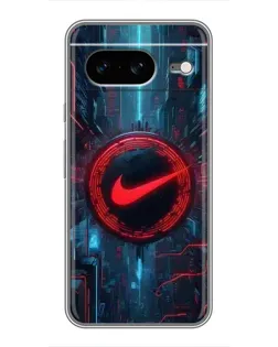 Чохол для Google Pixel 8 з картинкою «Техногенний стиль Nike»