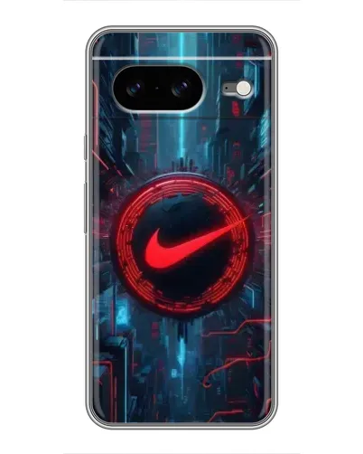 Чохол для Google Pixel 8 з картинкою «Техногенний стиль Nike»