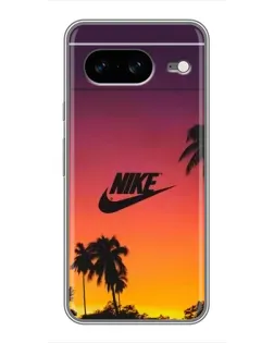 Чохол для Google Pixel 8 з картинкою «Nike на заході сонця»