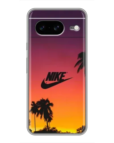 Чохол для Google Pixel 8 з картинкою «Nike на заході сонця»