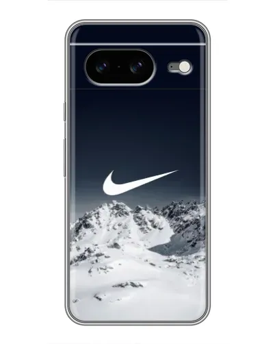 Чохол для Google Pixel 8 з картинкою «Nike — зимові гори»