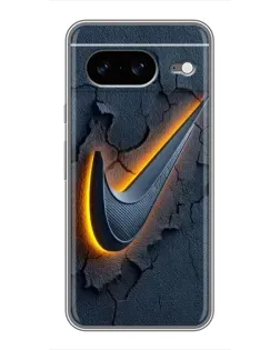 Чохол для Google Pixel 8 з картинкою «Об'ємний логотип Найк»