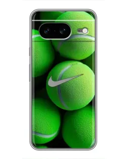 Чохол для Google Pixel 8 з картинкою «Тенісні м'ячі Найк»