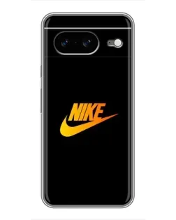 Чохол для Google Pixel 8 з картинкою «Золотий логотип Nike»