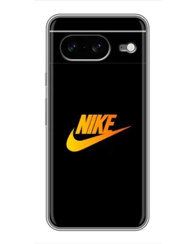 Чохол для Google Pixel 8 з картинкою «Золотий логотип Nike»
